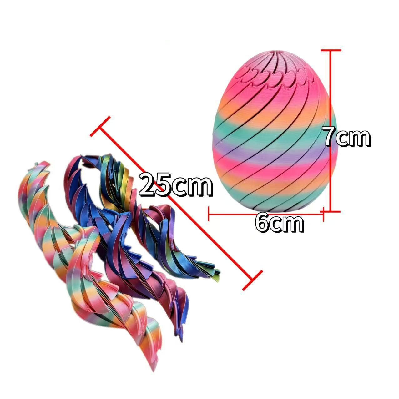 Twisty Fidget Egg™ – Hypnotic Spiral Stress Toy