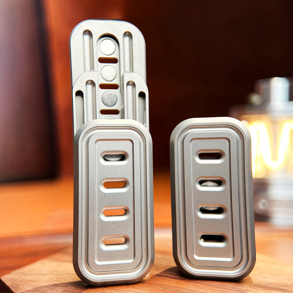 *Latest Launch!* Extended Tuning Fork Fidget Slider Titanium, Perfect Gift for Anxiety, Relieve Stress people