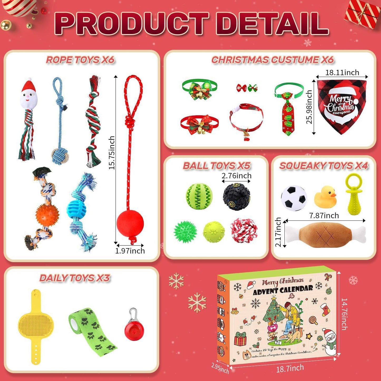 š Christmas Toy Advent Calendar for Cats & Dogs ā The Perfect Countdown to Christmas! š