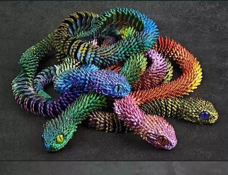Adopt-A-Pet: 3D Printed Articulated Snake π