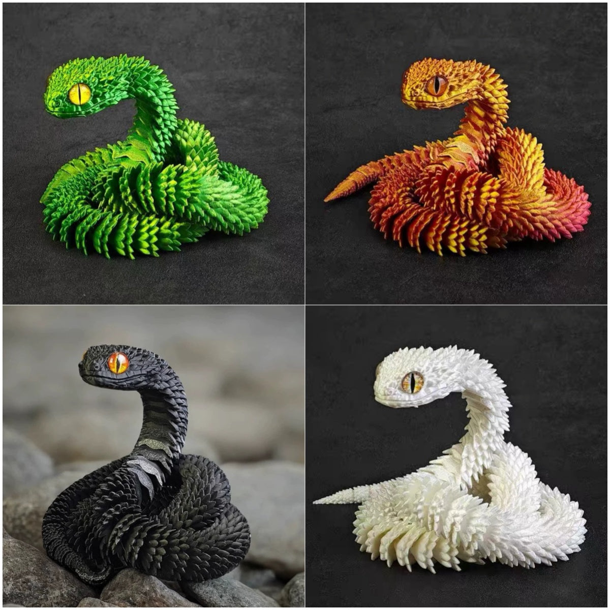 Adopt-A-Pet: 3D Printed Articulated Snake π