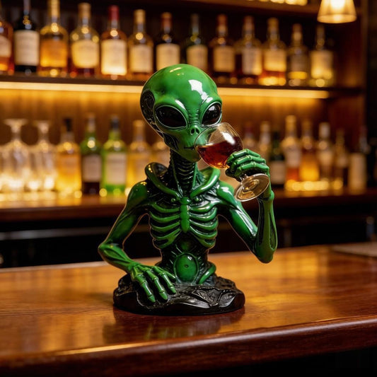 Alien Wine Companion – Funny Sci-Fi Drinking Buddy