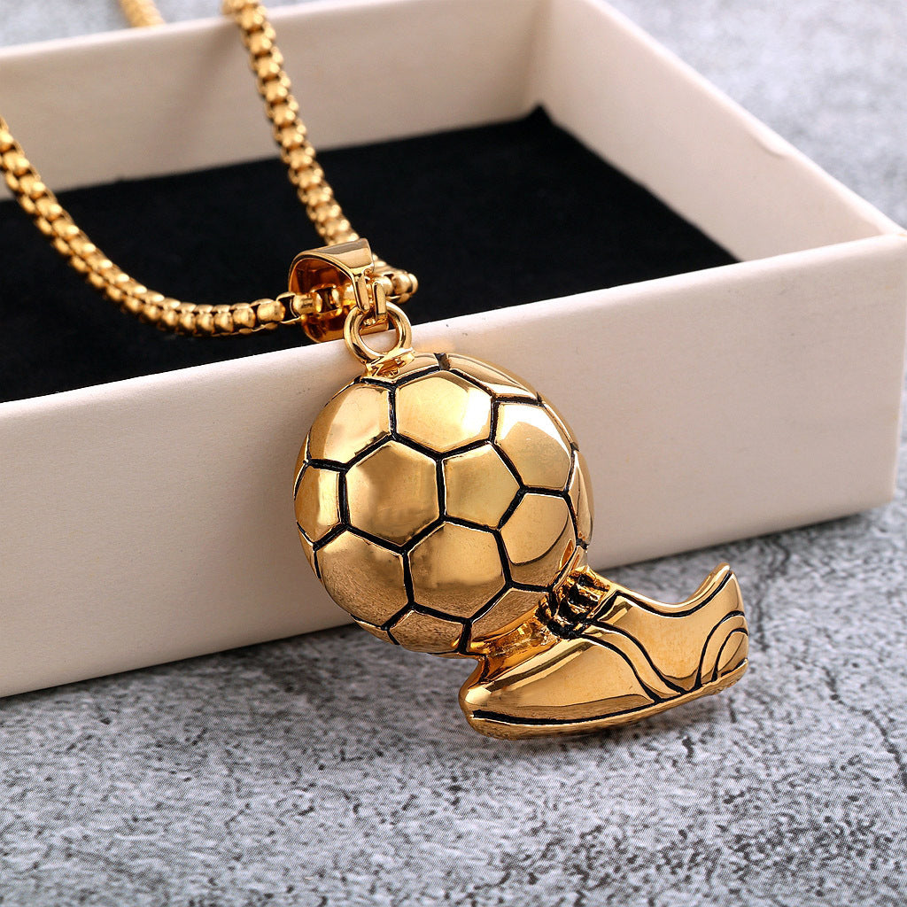 Golden Boot Glory Necklace ⚽🏆