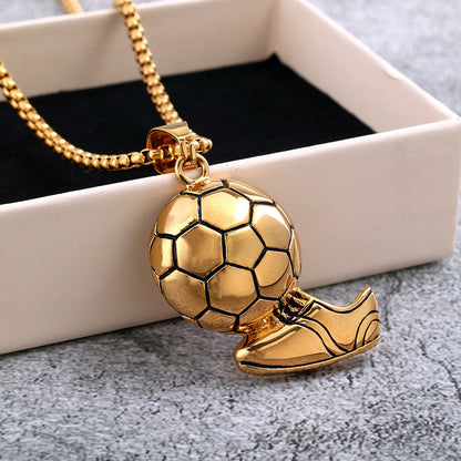 Golden Boot Glory Necklace ⚽🏆