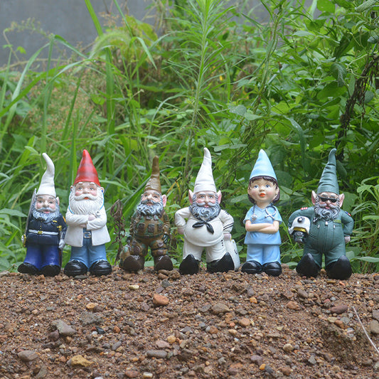 Military Garden Gnomes Statue