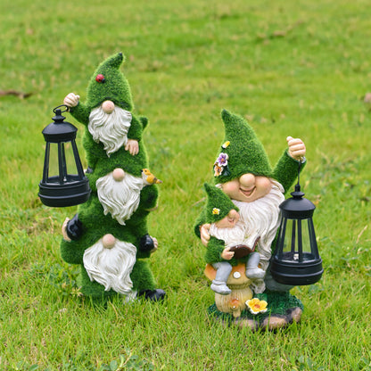 🔥50% OFF🔥Mossy Gnome Lantern Duo/Trio