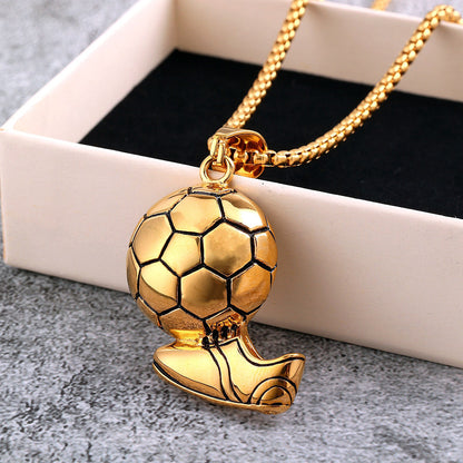 Golden Boot Glory Necklace ⚽🏆