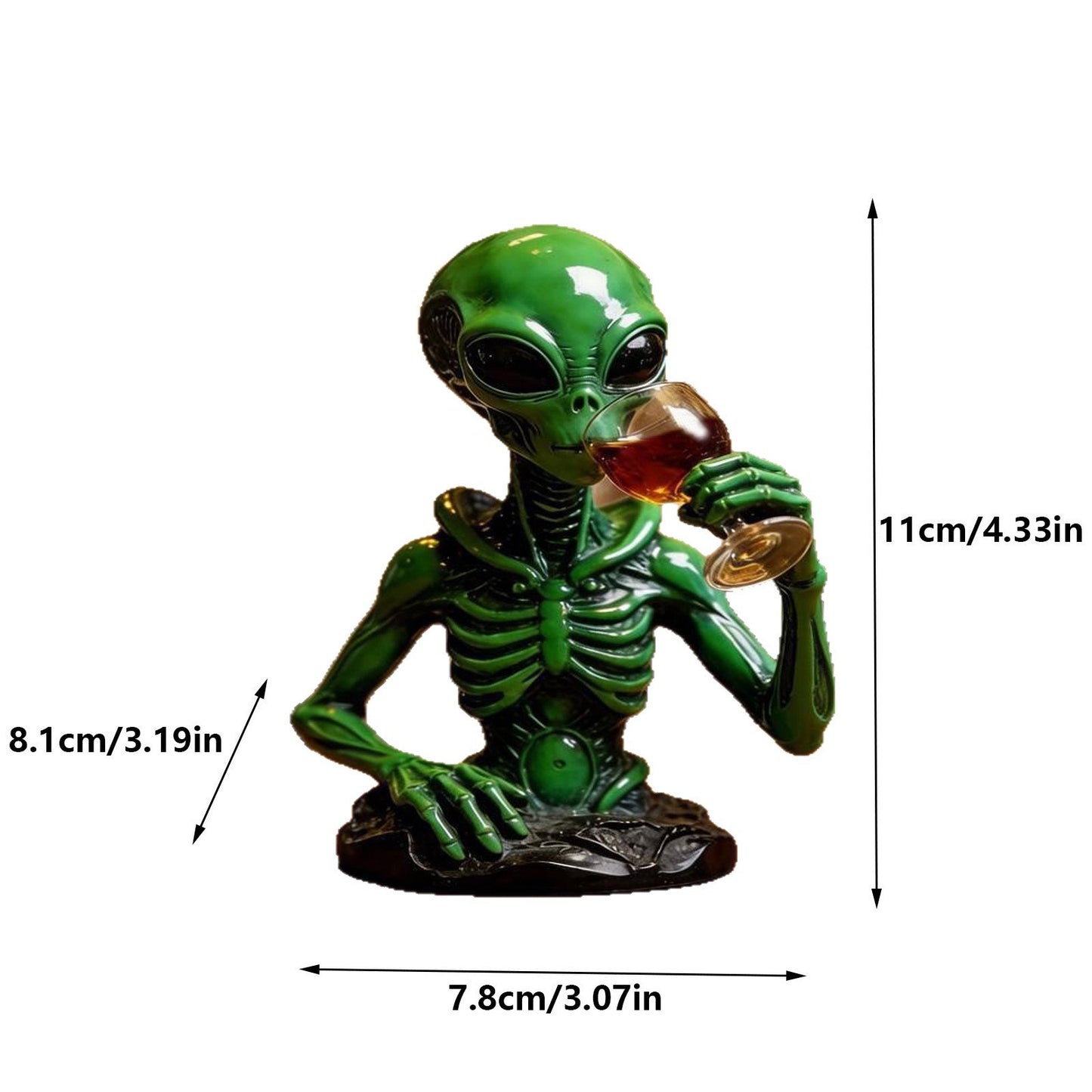 Alien Wine Companion – Funny Sci-Fi Drinking Buddy
