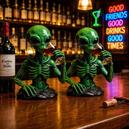 Alien Wine Companion – Funny Sci-Fi Drinking Buddy