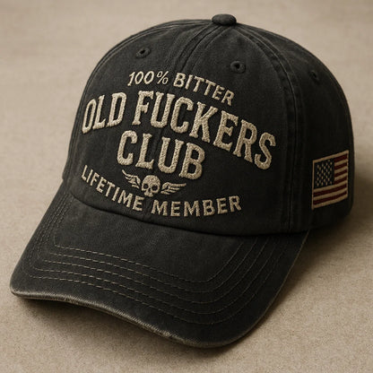 🏆Flash Sale 60% OFF - 😎 “Old Fuckers Club” Bundle: Embrace the Bitter, Own the Legacy 🧢🪙💍🔑