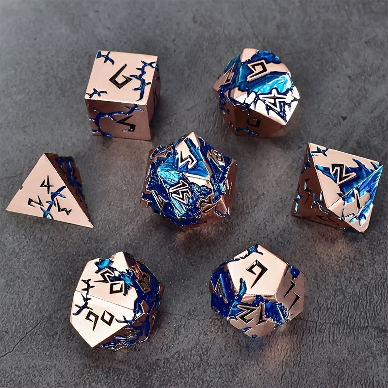 🐉BLUE DRAGON METAL DICE SERIES — Awaken the Power of the Ancient Dragon