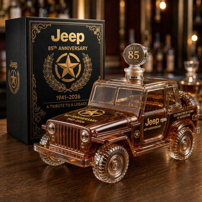 Jeep 85th Anniversary Whiskey Decanter