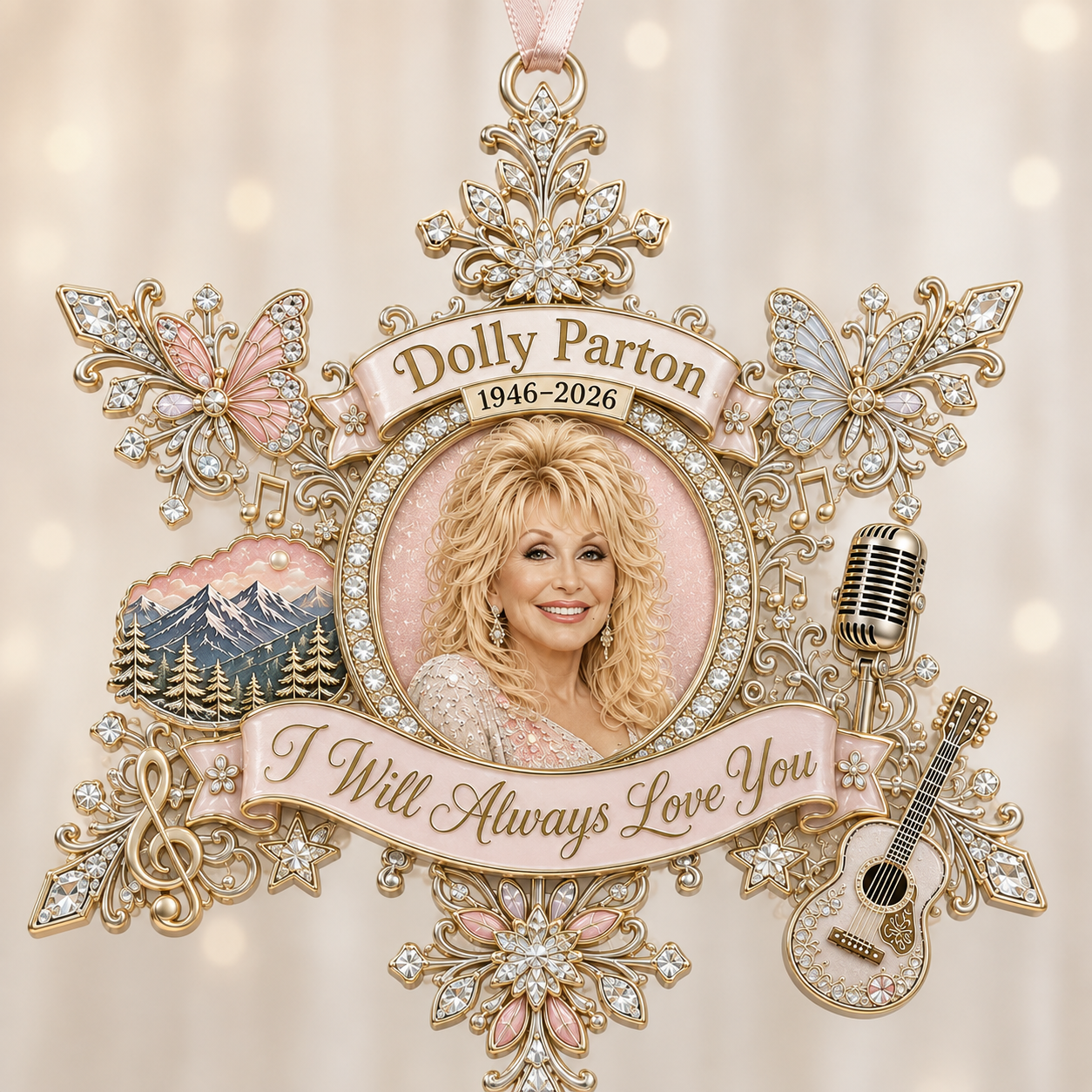DP I Will Always Love You Remember Ornament