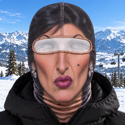 Custom Funny Ski Mask - Personalized Birthday Gifts For Ski Lovers - Born For The Slopes