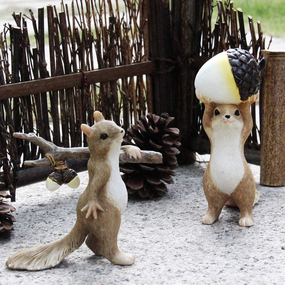 Cute Squirrel Sculpture Garden/Home Decor