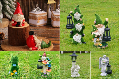 🔥50% OFF🔥Mossy Gnome Lantern Duo/Trio