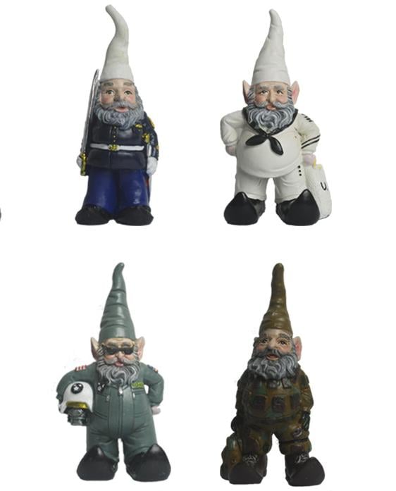 Military Garden Gnomes Statue