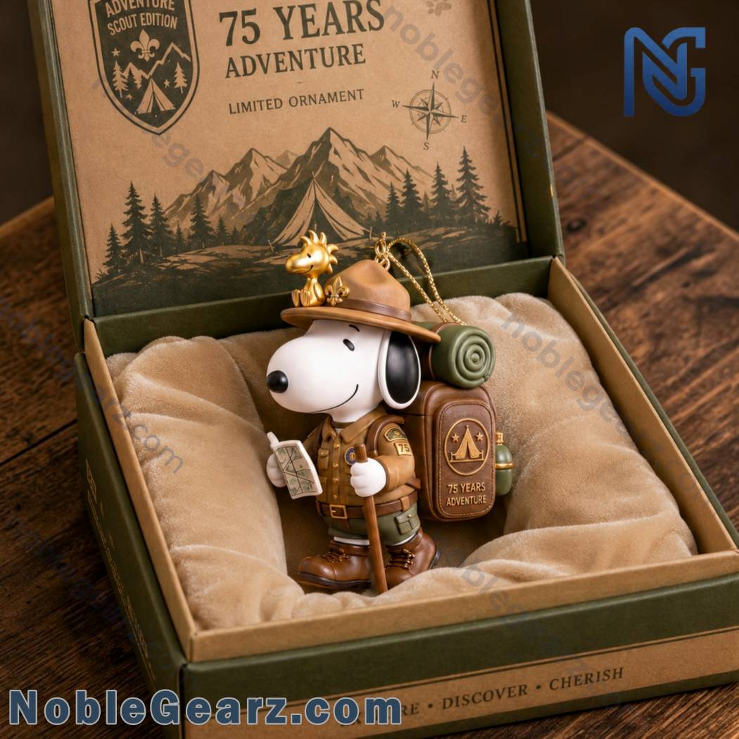 Cute SNP Hiking Scout Outdoor Adventure Chrismast Ornament
