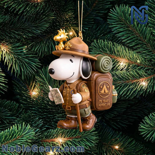 Cute SNP Hiking Scout Outdoor Adventure Chrismast Ornament