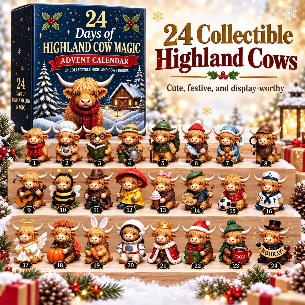 Animal Christmas Advent Calendar
