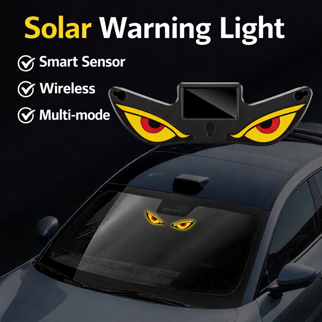 Solar Demon Eye LED Car Window Light