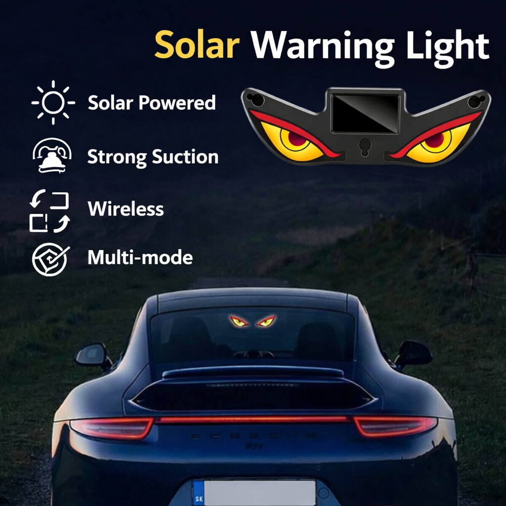 Solar Demon Eye LED Car Window Light