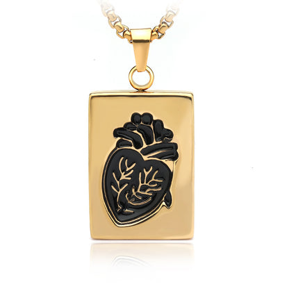 ❤️2026 Anatomical Heart Connection Necklace Set