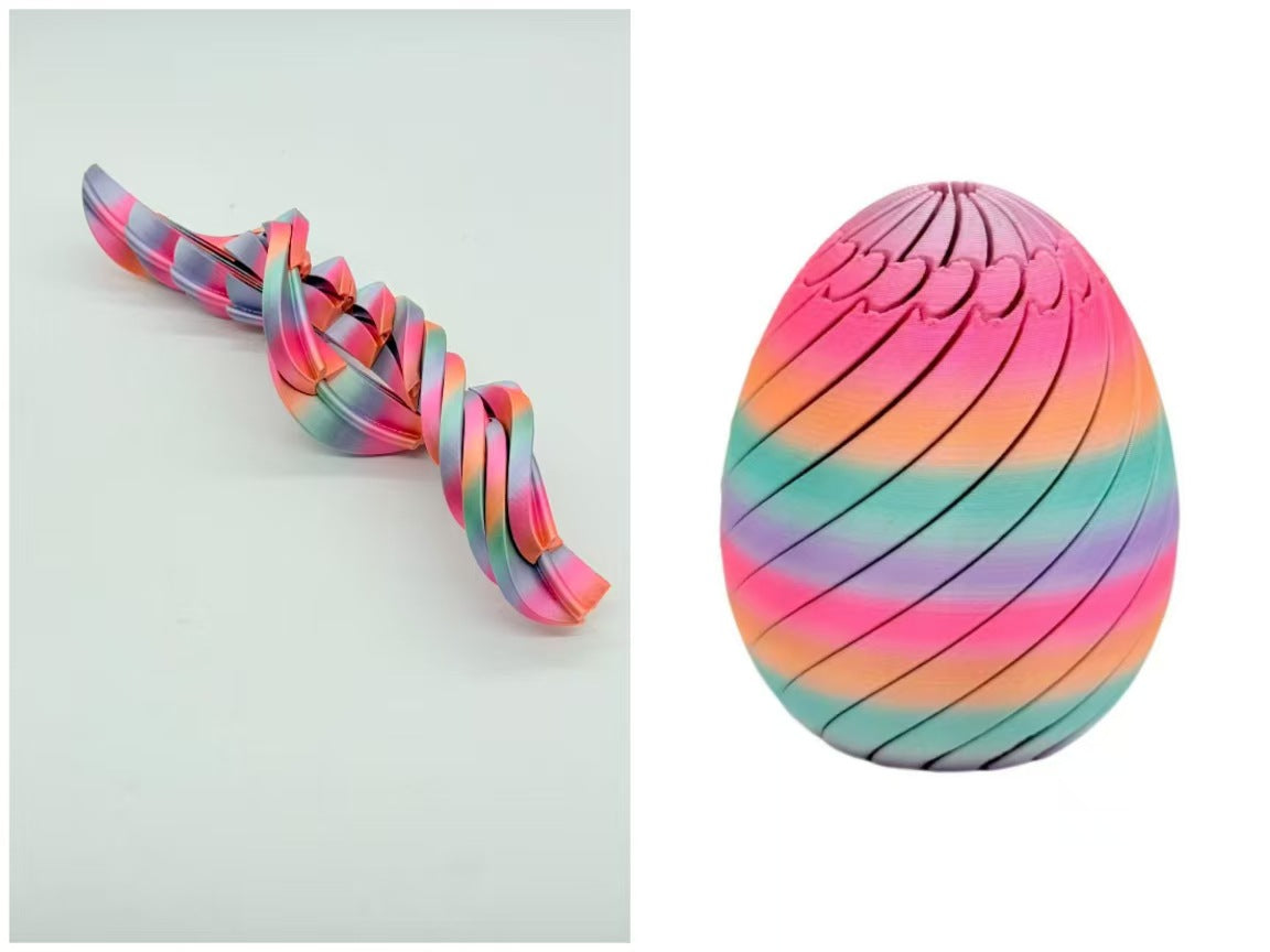Twisty Fidget Egg™ – Hypnotic Spiral Stress Toy