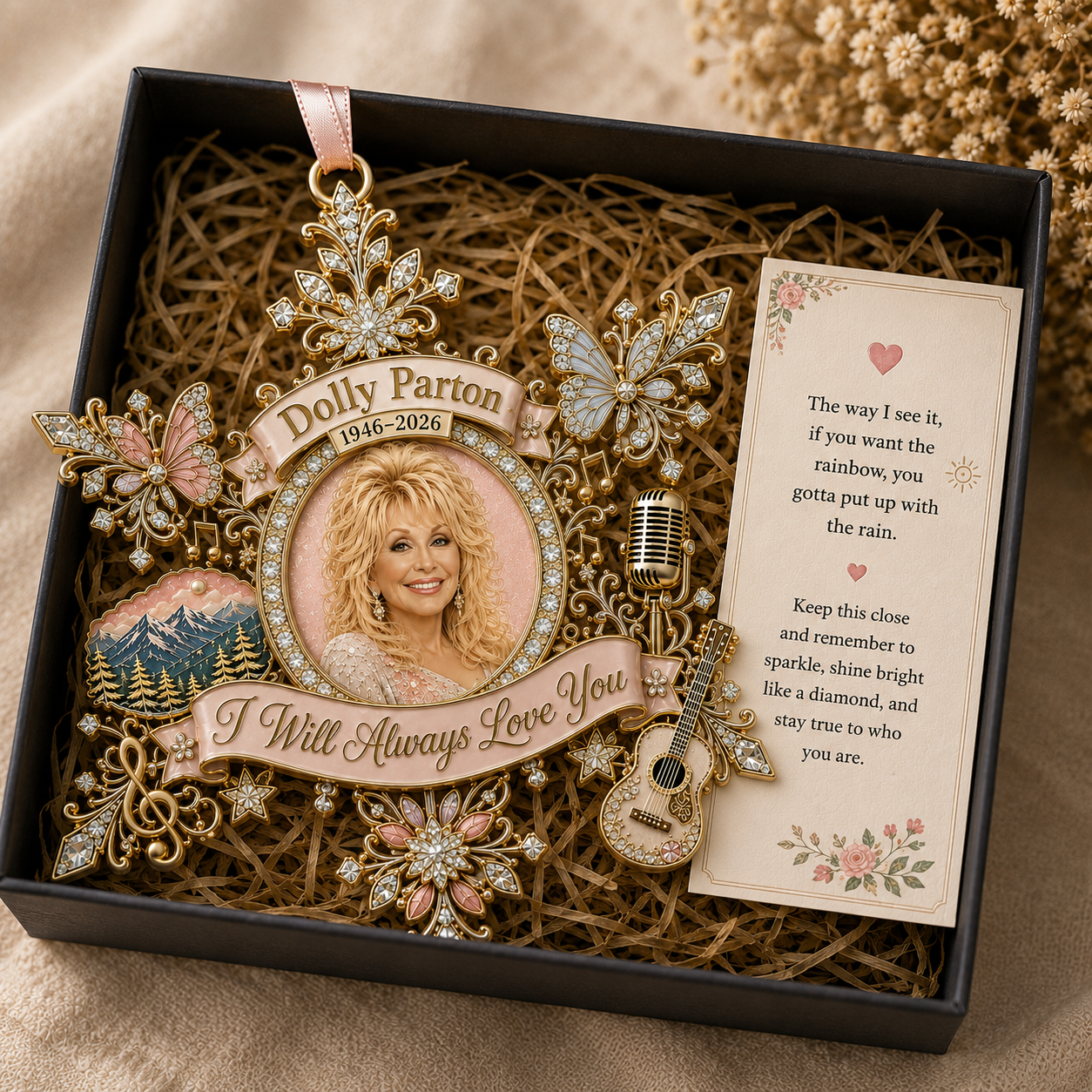 DP I Will Always Love You Remember Ornament