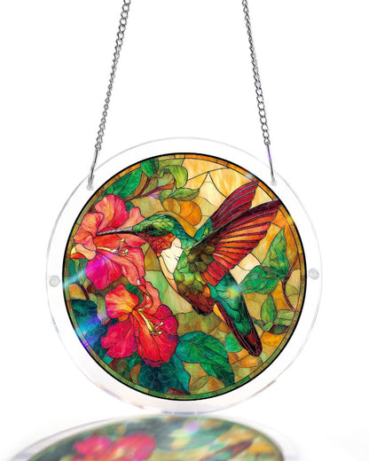 Acrylic Jigsaw Puzzle Suncatcher - Moonlit Riverscape