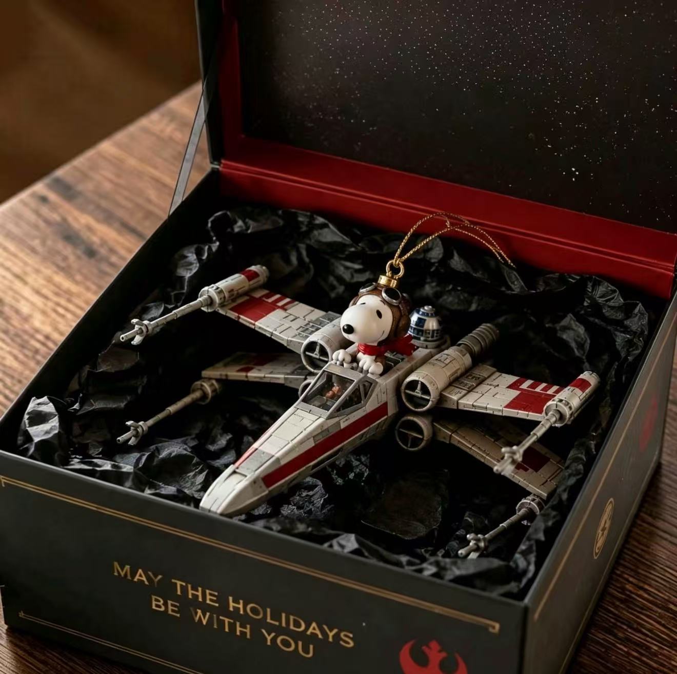 Peanuts Spy T-Fighter Christmas Ornament