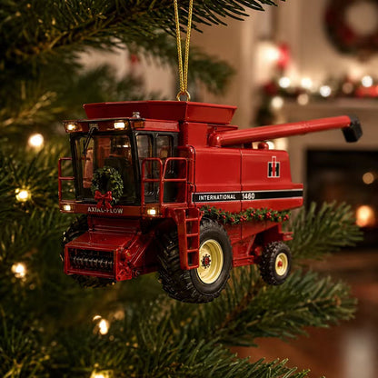 International 1460 Axial-Flow Combine Christmas Ornament