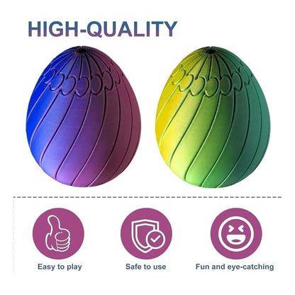 Twisty Fidget Egg™ – Hypnotic Spiral Stress Toy