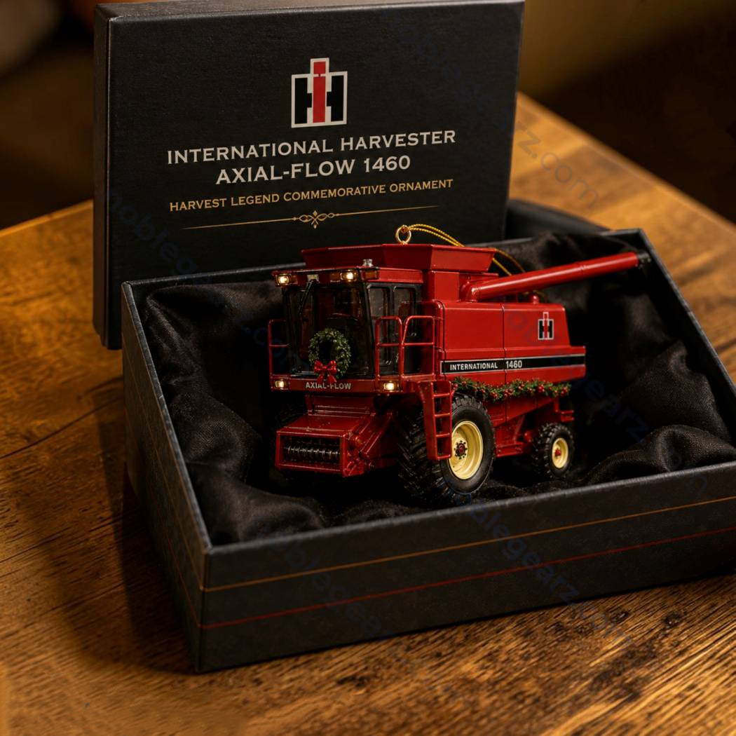 International 1460 Axial-Flow Combine Christmas Ornament